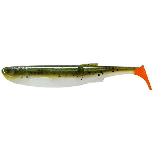 Shad Savage Gear Craft Bleak 12cm, culoare Olive Hot Orange Preț redus