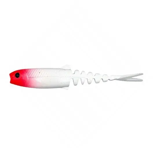 Ofertă de sezon Shad Savage Gear Cannibal Minnow V-Tail 12.5cm/12.8g, culoare Red Head, 4bucati/plic