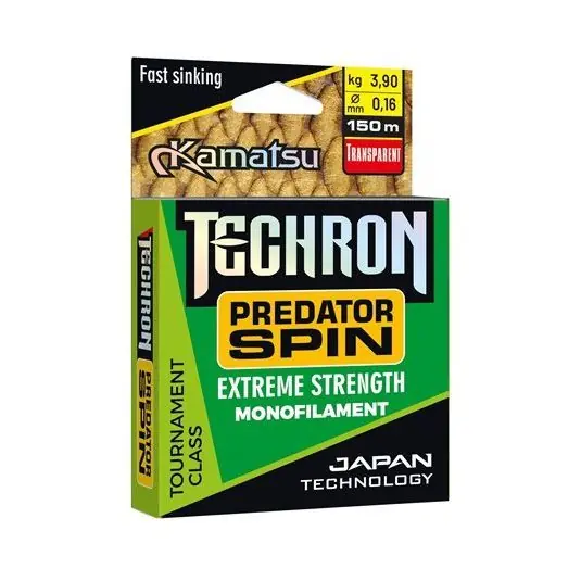 Reducere extra Fir monofilament Kamatsu Techron Predator Spin 0.22mm/6.35kg/150m