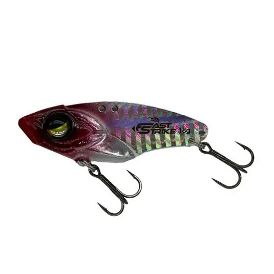 Reducere de preț Cicada Fast Strike Cyborgstone Vibe 5.5cm/14g, culoare Deep Red Head Flash