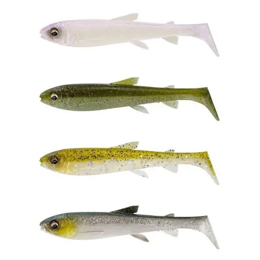 Livrare rapidă Set shad-uri Savage Gear 3D Whitefish 9cm/7g, culoare Clear Water Mix