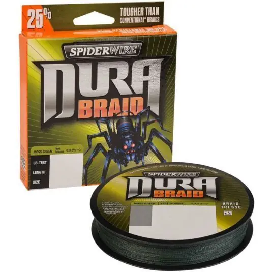 Preț mic Fir textil SpiderWire Durabraid Moss Green 0.28mm/22.5kg/275m