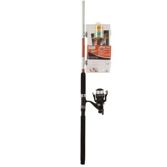 Kit spinning Shakespeare Catch More Fish 2 Trout 2.40m/2-8g Ofertă