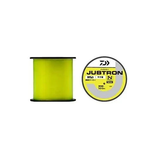 Livrare gratuită Fir monofilament Daiwa Justron DPLS Yellow 0.23mm/8.6kg/500m