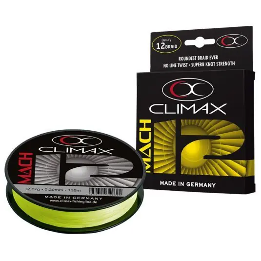 Fir textil Climax Mach X12 Fluo Yellow 0.13mm/7.1kg/135m Livrare rapidă