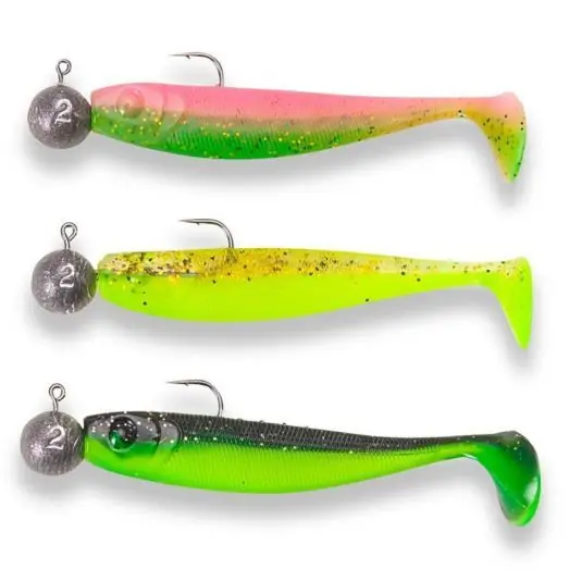 Set shad-uri Sanger Woozler Action Pack 2 7.5cm/7g Chilipir