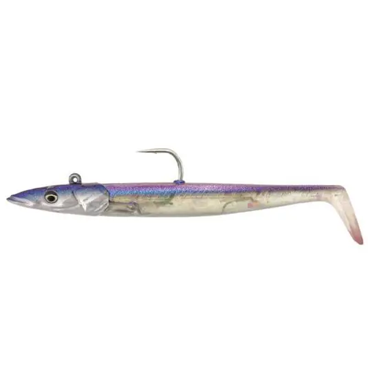 Retur ușor Swimbait Savage Gear Sandeel V2 Sinking 14cm/33g, culoare Blue Sandeel