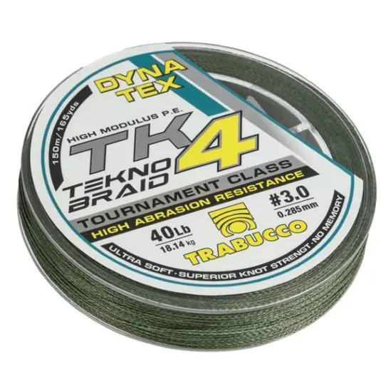 Fir textil Trabucco Dyna Tex TK4 Tekno Braid 0.10mm/4.54kg/150m Doar azi
