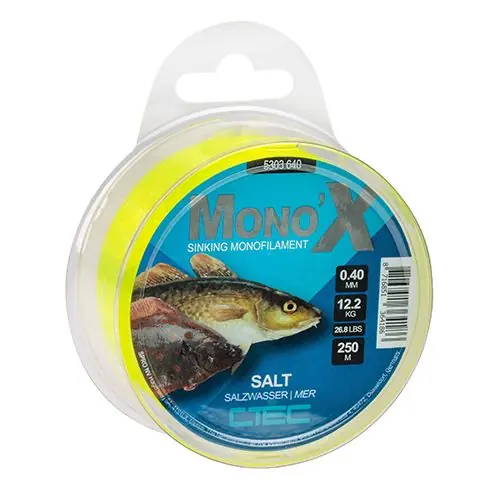 Preț mic Fir monofilament C-Tec Salt Yellow 0.40mm/12.2kg/250m