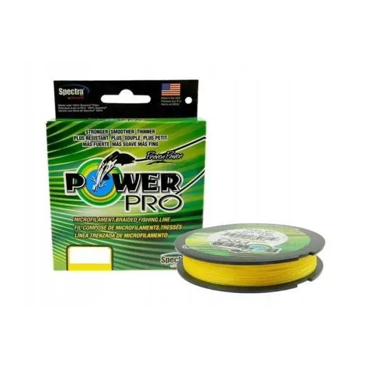 Fir textil PowerPro Hi Vis Yellow 0.15mm/9kg/275m Expediere rapidă