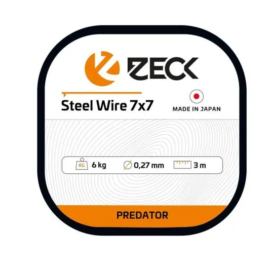 Strune Zeck Otel 0.27mm/6kg/3m Mai ieftin