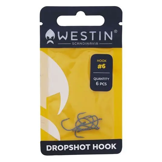Carlige Westin Dropshot Hook Black Nickel, Nr.1/0 Cumpără online