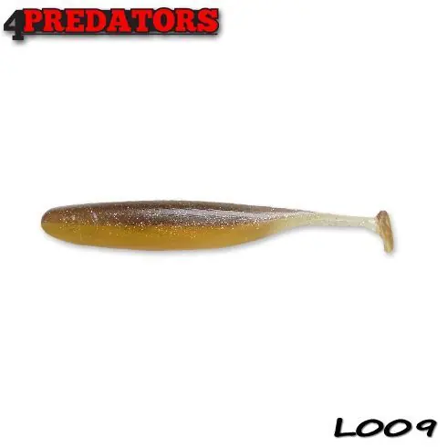Popular Shad 4Predators Finesse Impact Laminat 7cm , culoare 009 - 7 buc/plic
