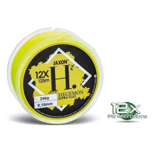 Fir textil Jaxon Hegemon 12X Supra Fluo 0.20mm/28kg/125m Discount