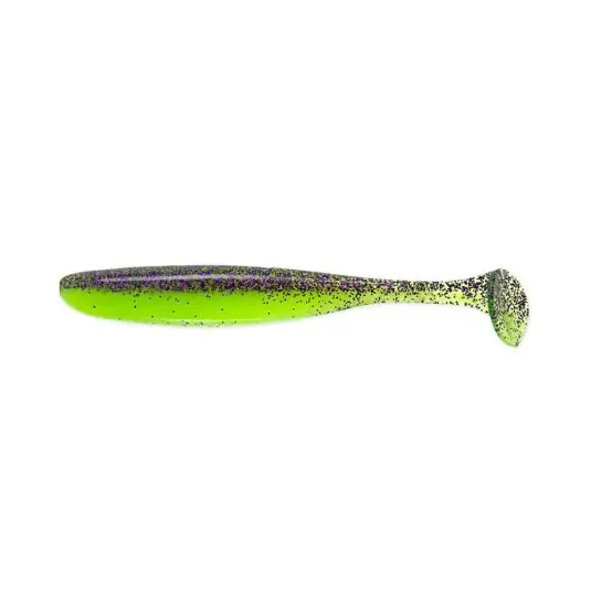 Discount Shad Keitech Easy Shiner 8.9cm, culoare Purple Chartreuse