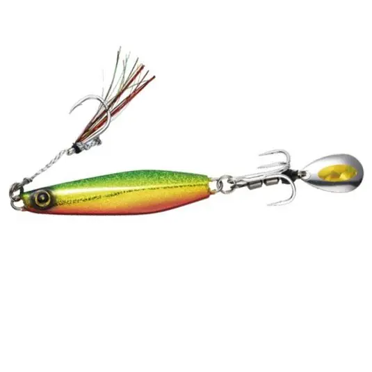 Pilker Hayabusa Jack Eye Makimaki UV 7cm/40g, culoare Green Red Gold Ultima șansă
