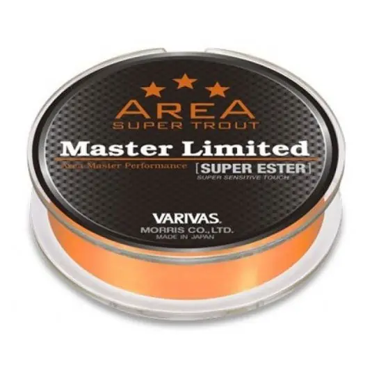 Bestseller Fir fluorocarbon Varivas Super Trout Area Master Super Ester Neo Orange 0.10mm/0.95kg/140m