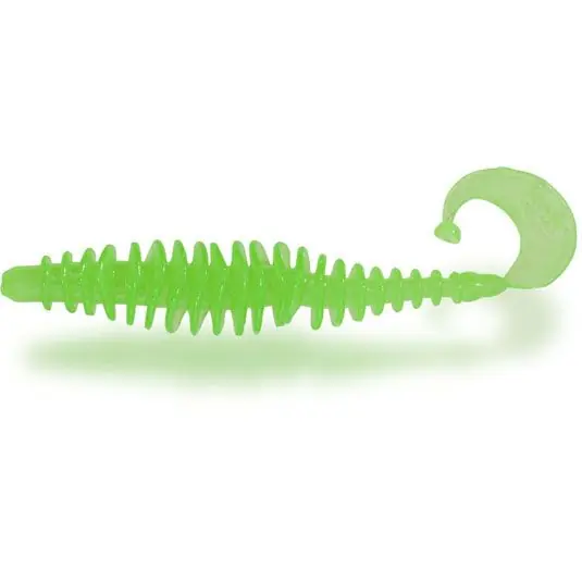 Vezi acum Grub Zebco Magic Trout T-Worm 5.5cm/1.5g, culoare Neon Green