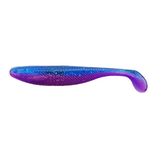 Chilipir Shad Ticu Fishing Zander Dream Slim 11cm, culoare Blue Violet