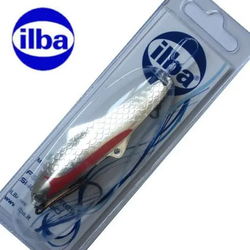 Lingura oscilanta Ilba Linus Nr.2 Silver/Red 15g Noutate