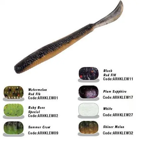Grub Colmic Herakles Leftail Worm 12cm White Preț redus