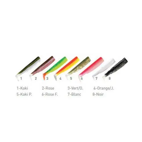 Comandă acum Shad Fiiish Black Minnow 7cm White