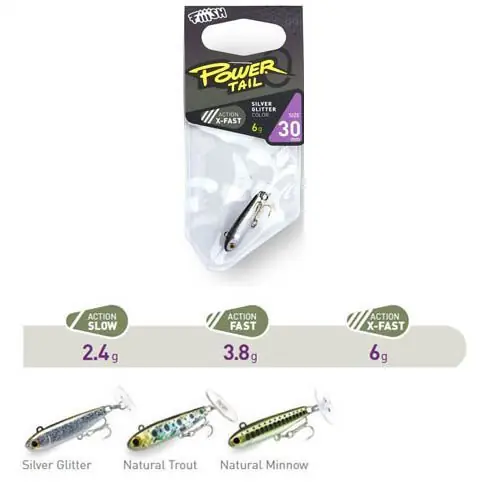 Reducere extra Fiiish Power Tail Fast 3cm/3.8g, culoare Natural Minnow