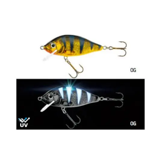 Cel mai vândut Vobler Jaxon Holo Select Karas UV 8cm/13g F, culoare OG