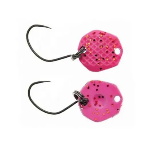 Lingura oscilanta Neo Style NST 1.1g culoare Dark Pink Glow Flame Retur ușor