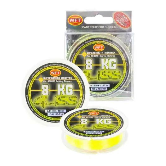 Fir textil WFT Gliss Monotex Yellow 0.14mm/8kg/150m Retur gratuit