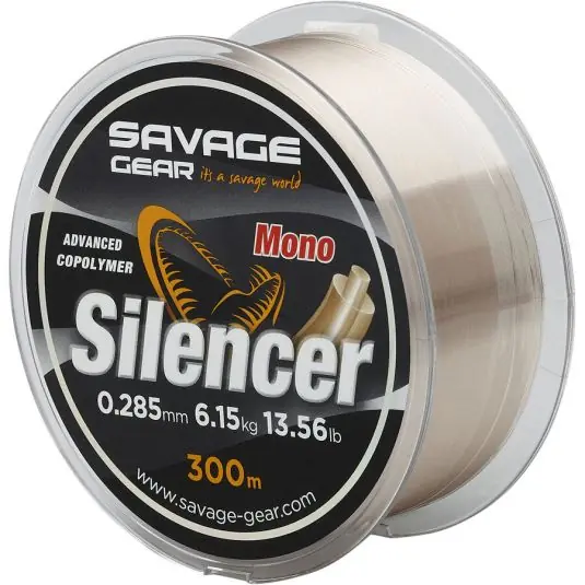 Fir monofilament Savage Gear Silencer Mono 0.31mm/6.15kg/300m Bestseller