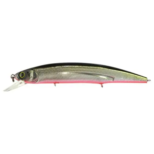 Disponibil imediat Vobler Hideup HU-Minnow 111SP 11cm/17g, culoare Black Back Silver