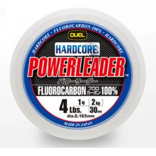 Fir fluorocarbon Duel Hardcore Powerleader FC 0.26mm/4.53kg/30m Promoție