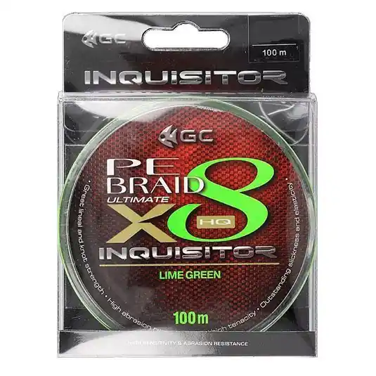 Ultima șansă Fir textil Golden Catch Inquisitor PE X8 Lime Green, 0.181mm/9.3kg/100m