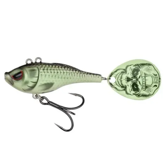 Cumpărături sigure Spinnertail MadCat Spin Tail Sinking 12cm/70g, culoare Glow In The Dark