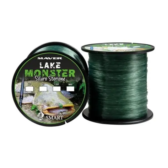 Fir monofilament Maver Lake Monster Siluro Sturione Drak Green, 0.60mm/30kg/1000m Plată sigură
