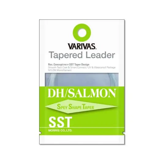Fly Leader Varivas Tapered Leader DH Salmon SST 2X 18ft Plată securizată