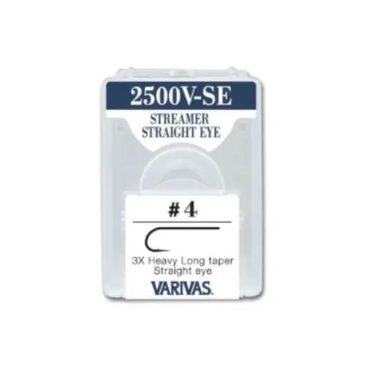 Carlige Varivas 2500V 3X Streamer Straight Eye Nr.4 Livrare gratuită