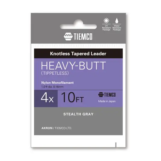 Cel mai bun preț Fir fluorocarbon Tiemco Heavy Butt Leader 2X 10ft