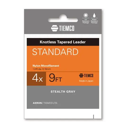Fir monofilament Tiemco Standard Leader 4X 12ft Calitate înaltă