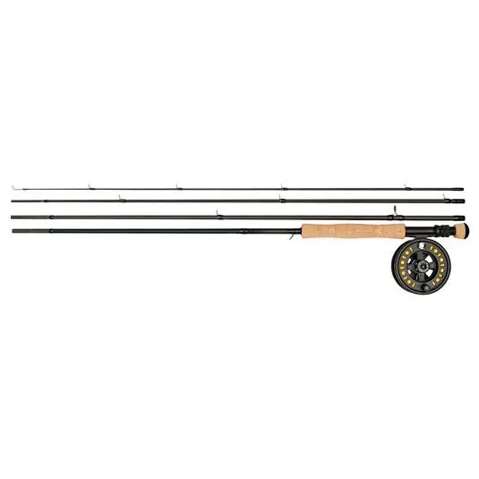 Ofertă limitată Kit Daiwa Trout Fly Combo 1.83m, clasa 5/6, 4 tronsoane