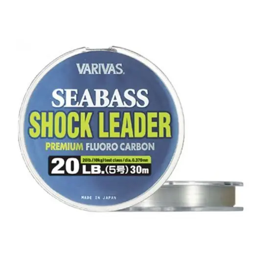Vezi acum Fir fluorocarbon Varivas Sea Bass Shock Leader Fluorocarbon 0.470mm/13.60kg/30m