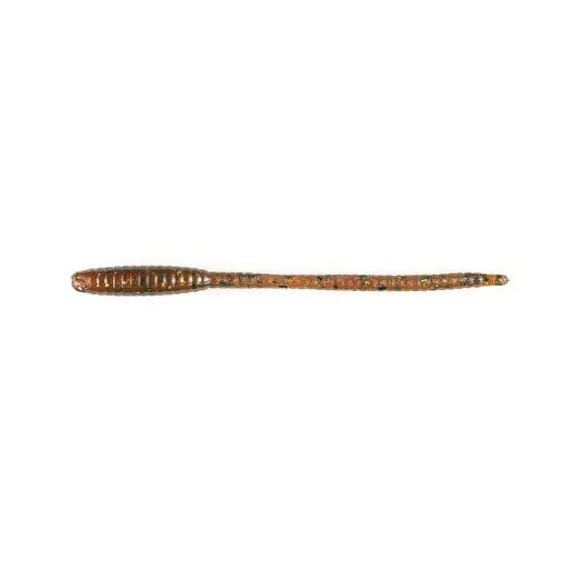 Worm Nikko Pin Straight Tail 4.8cm, culoare C05 Mudbug Ieftin