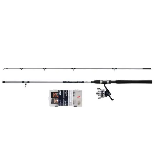 Kit spinning Shakespeare Salt Estuary Enforcer Combo Set 2.40m/20-60g Ofertă