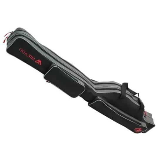Calitate înaltă Husa lansete Mikado Black, 2 compartimente, 150cm