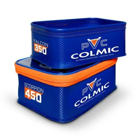 Calitate înaltă Set borseta Colmic PVC Scorpion 450 + bac nada PVC Falcon 350