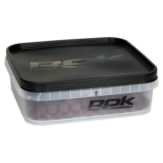 Galeata Rok Fishing Square Bucket Translucide 6L Plată sigură