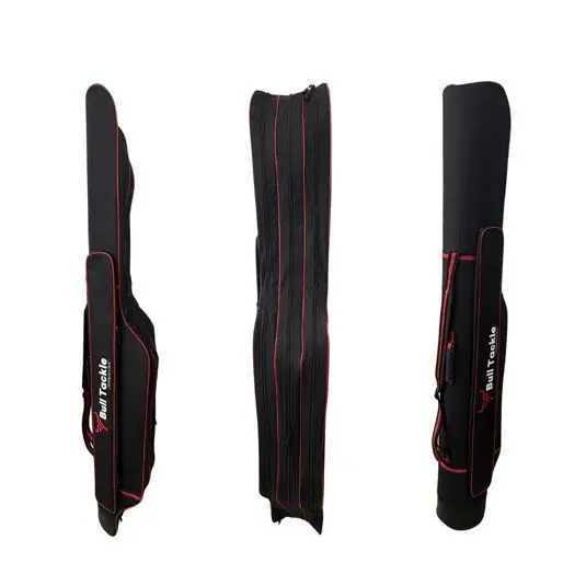 Plată securizată Husa lansete Bull Tackle, 3 compartimente, 145cm