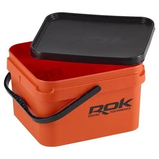 Disponibil imediat Galeata Rok Fishing Seau Carre Orange 10L