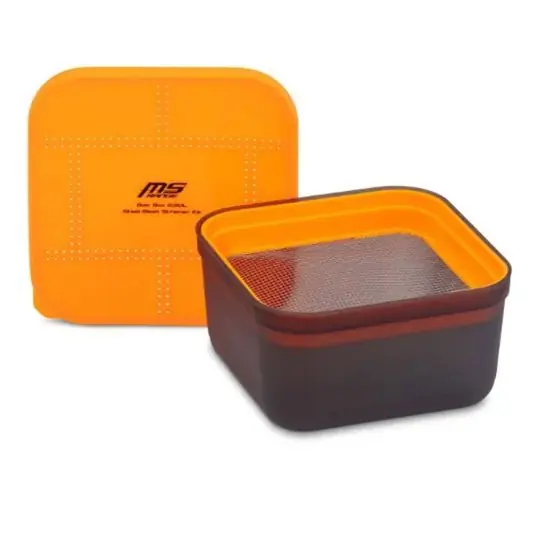 Cutie momeala MS Range Bait Box Steel Mesh Strainer 2.8L Ofertă